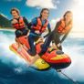 Banana Boat 3 Person Inflatable Towable Tube Heavy Duty Water Sports Image 3