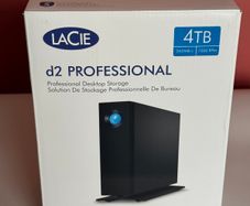 LaCie d2 Professional 4TB USB-C desktop hard drive, boxed, great condition