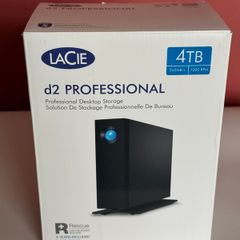 LaCie d2 Professional 4TB USB-C desktop hard drive, boxed, great condition