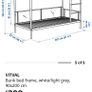 ikea VITVAL Bunk frame Image 2