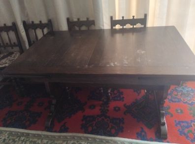 ercol table and chairs