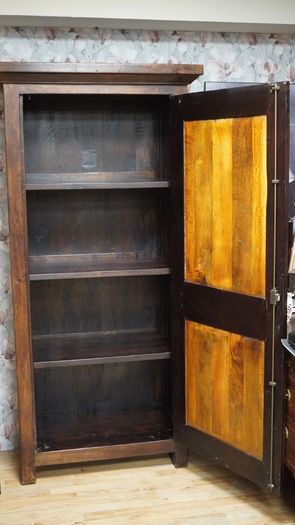 Solid Mango Wood Rustic Cupboard
