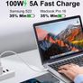 100W USB C to USB C Fast Charging Cable 2M Image 2