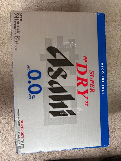 Asahi 0.0 Beer (24 bottles x 330ml)