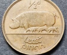 Ireland 1939 Half Penny coin