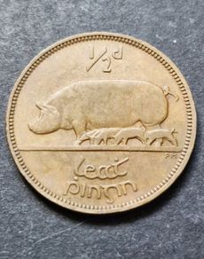 Ireland 1939 Half Penny coin