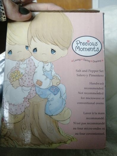 precious moments salt and pepper set