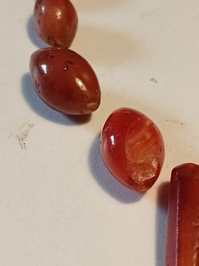 25 1900BC Carnelian Ancient Egypt Beads(With COA)