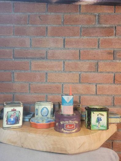 antique/ vintage  tin box's