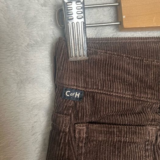 Citizens Of Humanity Isola Flare Trousers Sz 23W XXS Brown Corduroy Boho Retro