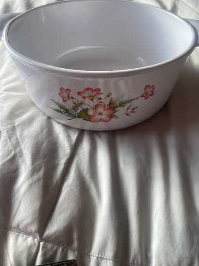 Antique Corningware Casserole Dish.