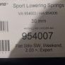 Fiat Stilo VOGTLAND Lowering Springs 30mm Image 3