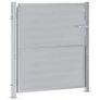 Garden Gate with Lock Silver 95 x 100 cm Stainless Steel Image 3