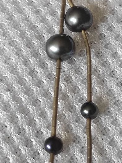 STG Sterling pearl necklace