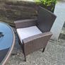 Garden Rattan Table & Chairs Image 3