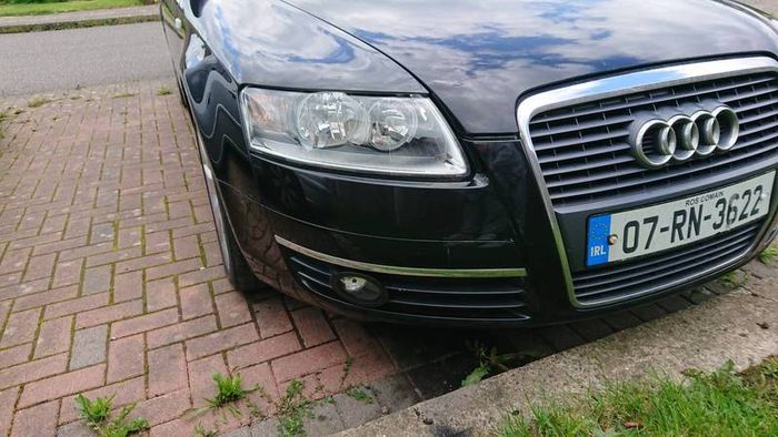 Audi a6 c6 pre fl se model front bumper grill fog lamp spot light grill.Not S-line swaps free parts tuning scrap breaking leather seats black roof lining