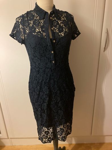 Navy lace dress