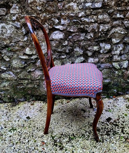 19th Century upholstered chair