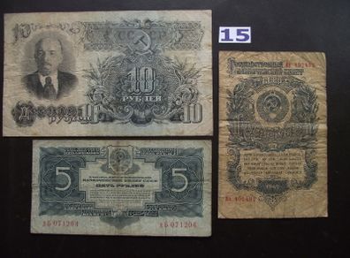 U.s.s.r./c.c.c.p.  3 Notes (1934-1947)
