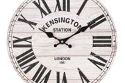 Kensington Olympia Train Rail Tube Station Roman Numerals  Clock