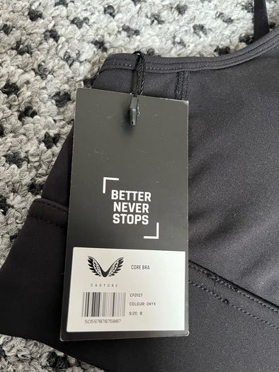 ladies Castore sports bralet top, New