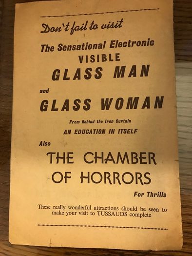 Vintage Blackpool Brochure of Louis Tussauds
