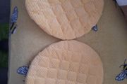 mustard/yellow stool covers