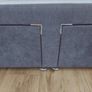 Divan base with 2 drawers in grey. Image 2