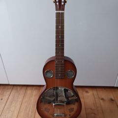Busker Square Neck Resonator Parlour Guitar