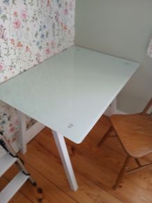 Glass Top Study Desk  Priced to Sell