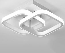 NEW SALE | Ceiling Light Modern 22W LED Cool White 6000K Acrylic Square LED Ceiling Lamp for Hallway Office Bedroom Kitchen Living Room Ceiling Light