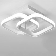 NEW SALE | Ceiling Light Modern 22W LED Cool White 6000K Acrylic Square LED Ceiling Lamp for Hallway Office Bedroom Kitchen Living Room Ceiling Light