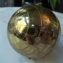 Rare Vintage 1950s Pygmalion Globe Powder Compact, Gilt World Map, Original Sifter and Puffer. Unused Condition. Image 8