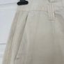 Pinko Cream Cotton Linen Blend High-Waisted Cropped Trousers - Tailored Summer Style Size 10 Image 2