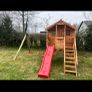 Brand new Wooden treehouse slide and swings Image 6