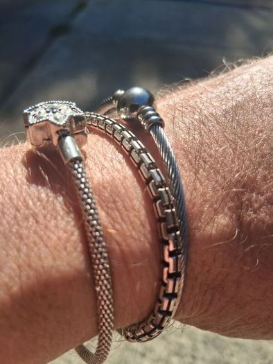 3 X Sterling Silver Bracelets (36 grams)