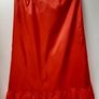 New red designer skirt tag attached fully lined Image 8