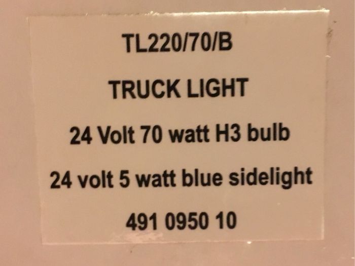 Spot light 24volt