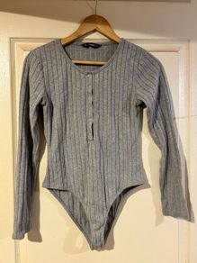 Grey bodysuit