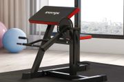 Adjustable Preacher Curl Bench Multi Functional Weight Bench with Elbow Pad and Handlebar