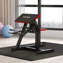 Adjustable Preacher Curl Bench Multi Functional Weight Bench with Elbow Pad and Handlebar