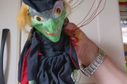 Vintage pellem puppets