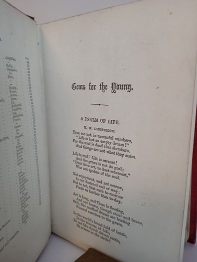 Gems For The Young from Favourite Poets Edited by Rosa Mulholland. Illustrated by W. C. Mills, 1884  (AB505)