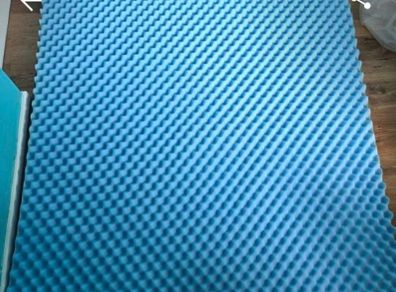 Two Orthopedic Mattress Toppers Double