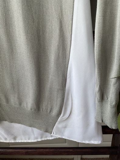 jumper Bnwt peruzzi jumper size 38 grey jumper with chiffon detail