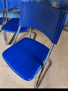 Blue stylish office chairs