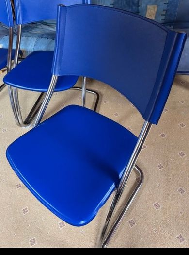 Blue stylish office chairs