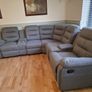 New Grey Fabric Apollo Corner Sofa Sets Image 3