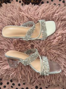 Brand New Silver Sandals / Shoes Size 5