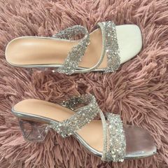 Brand New Silver Sandals / Shoes Size 5